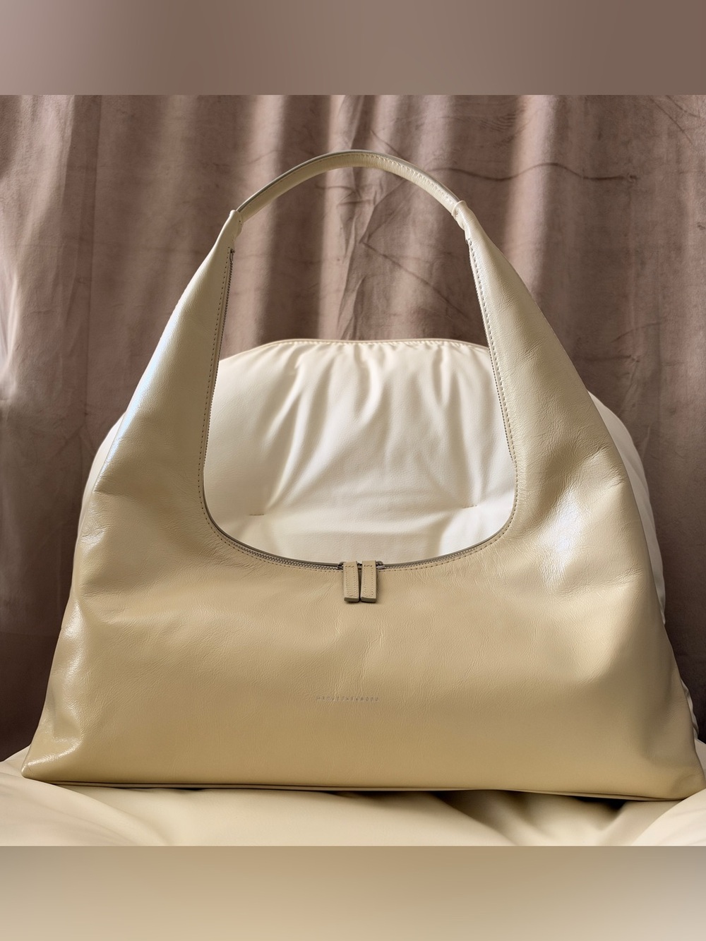Calf Leather Hobo Shoulder Bag Marge Sherwood Large